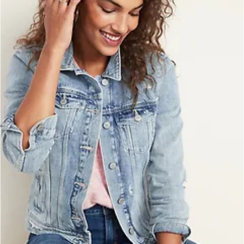 Old Navy Classic Blue Denim Jacket | Size M